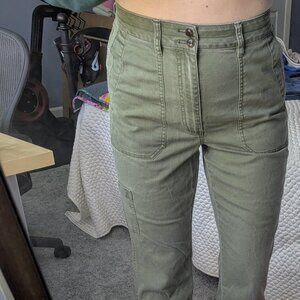 Madewell Green khaki pant